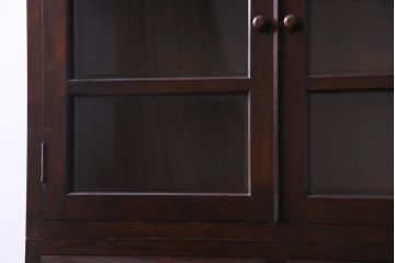 中古　松本民芸家具　女性でも使いやすい大きさのK-1型食器棚(収納棚)(定価約39.4万円)