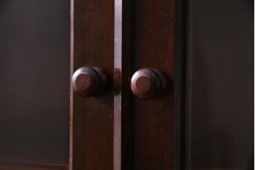 中古　松本民芸家具　女性でも使いやすい大きさのK-1型食器棚(収納棚)(定価約39.4万円)