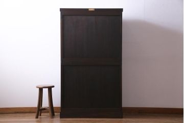 中古　松本民芸家具　女性でも使いやすい大きさのK-1型食器棚(収納棚)(定価約39.4万円)