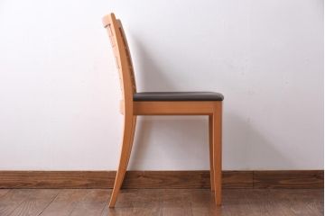 中古　arflex(アルフレックス)　LUCA(ルカ)　アームレスチェア(ダイニングチェア、椅子)(1)