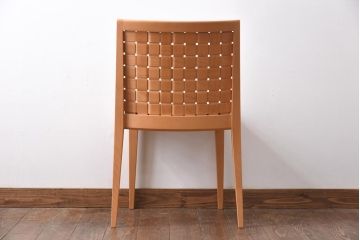 中古　arflex(アルフレックス)　LUCA(ルカ)　アームレスチェア(ダイニングチェア、椅子)(1)