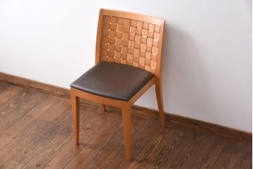 中古　arflex(アルフレックス)　LUCA(ルカ)　アームレスチェア(ダイニングチェア、椅子)(2)