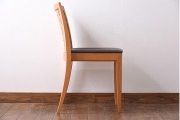 中古　arflex(アルフレックス)　LUCA(ルカ)　アームレスチェア(ダイニングチェア、椅子)(3)