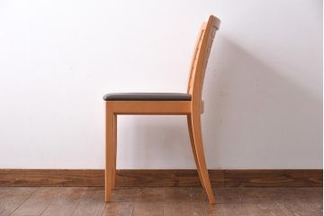 中古　arflex(アルフレックス)　LUCA(ルカ)　アームレスチェア(ダイニングチェア、椅子)(3)