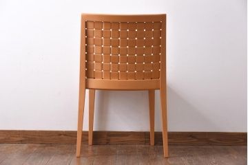 中古　arflex(アルフレックス)　LUCA(ルカ)　アームレスチェア(ダイニングチェア、椅子)(3)