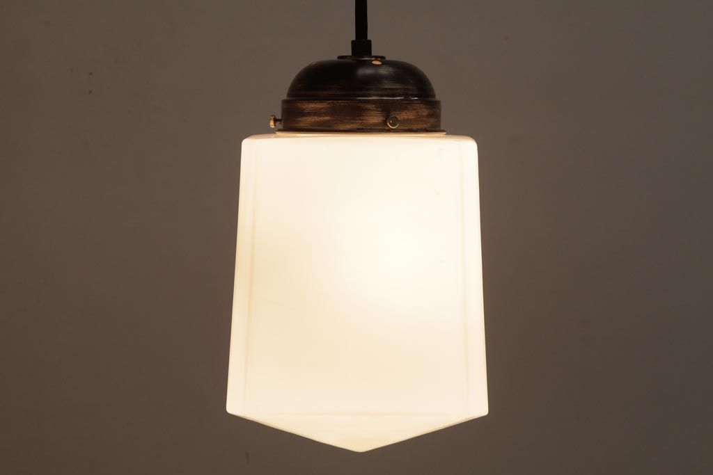 和製アンティーク　鉱石のようなシルエットが目を引くペンダントライト(天井照明)