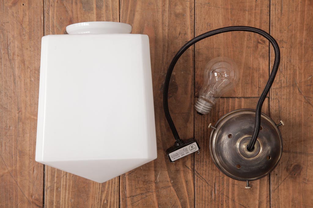 和製アンティーク　鉱石のようなシルエットが目を引くペンダントライト(天井照明)