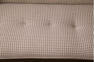 レトロ家具　昭和レトロ　丸みのあるフォルムのビンテージアームソファ(二人掛け)