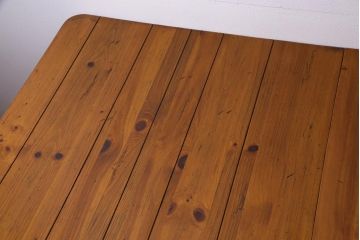 中古　ETHAN ALLEN(イーセンアーレン)　FARMHOUSE PINE カントリースタイルのダイニングテーブル(エクステンションテーブル)