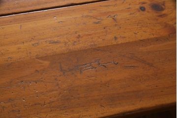 中古　ETHAN ALLEN(イーセンアーレン)　FARMHOUSE PINE カントリースタイルのダイニングテーブル(エクステンションテーブル)