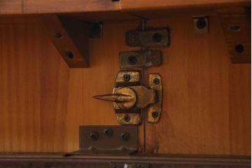 中古　ETHAN ALLEN(イーセンアーレン)　FARMHOUSE PINE カントリースタイルのダイニングテーブル(エクステンションテーブル)