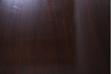 アンティーク家具　フランスアンティーク　マホガニー無垢材　キャスター付き　洗練された高級感が漂う6人掛けダイニングテーブル