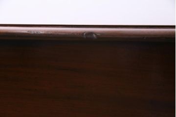 アンティーク家具　フランスアンティーク　マホガニー無垢材　キャスター付き　洗練された高級感が漂う6人掛けダイニングテーブル