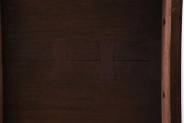 アンティーク家具　フランスアンティーク　マホガニー無垢材　キャスター付き　洗練された高級感が漂う6人掛けダイニングテーブル