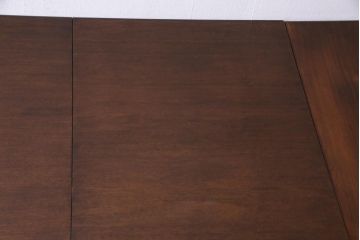 アンティーク家具　イギリスアンティーク　ウォールナット無垢材　荘厳な佇まいのドローリーフテーブル