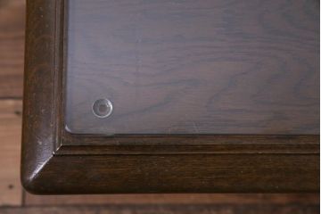中古　神戸洋家具　永田良介商店　シックな木肌が魅力的なローテーブル(座卓)