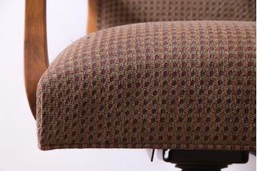 中古　ETHAN ALLEN(イーセンアーレン)　落ち着いた色合いがシックなお部屋にぴったりなキャスター付き回転チェア(ワークチェア、椅子)