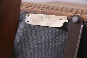 中古　ETHAN ALLEN(イーセンアーレン)　落ち着いた色合いがシックなお部屋にぴったりなキャスター付き回転チェア(ワークチェア、椅子)