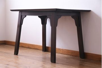 ビンテージ　中古　松本民芸家具　#70型食卓　特注サイズ　シンプルながらこだわり感じるテーブル(ダイニングテーブル、作業台)