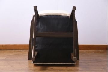 中古　神戸洋家具　永田良介商店　気品とあたたかな雰囲気が漂う1Pソファ(一人掛け、アームチェア)