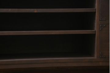 ラフジュ工房オリジナル　引き出し・扉リメイク　渋さが魅力的なリビングボード(ローボード、収納棚)