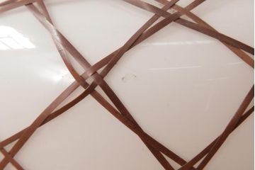 昭和レトロ　和の味わい溢れる竹編みのシェードのペンダントライト(電笠、天井照明)