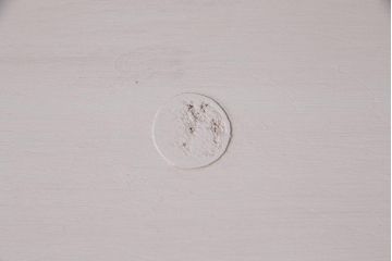 アンティーク家具　フランスアンティーク　パイン材　爽やかなペイントカラーが可愛らしい木製ベンチ(チャーチベンチ)