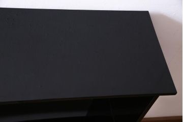 中古　伝統工芸品　輪島塗　葡萄栗鼠の図が描かれた飾り棚(茶棚)