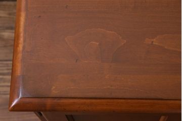 中古　ETHAN ALLEN(イーセンアーレン)　アメリカンミッドセンチュリーなレコードケース(キャビネット、収納棚)