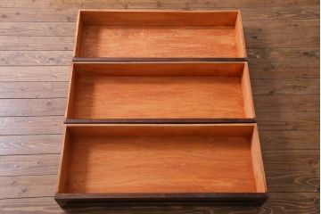 ビンテージ　松本民芸家具風　天板樺材　和洋折衷な空間に取り入れやすいチェスト(リビングボード)