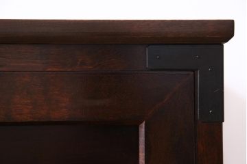 ビンテージ　松本民芸家具風　天板樺材　和洋折衷な空間に取り入れやすいチェスト(リビングボード)