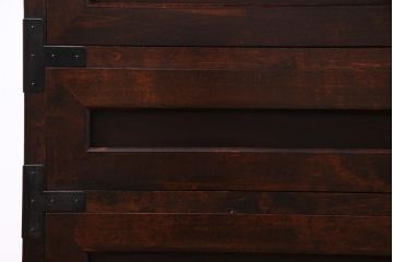 ビンテージ　松本民芸家具風　天板樺材　和洋折衷な空間に取り入れやすいチェスト(リビングボード)