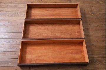 ビンテージ　脚付きリメイク　松本民芸風の和モダンなサイドボード(収納棚、チェスト、ヴィンテージ)