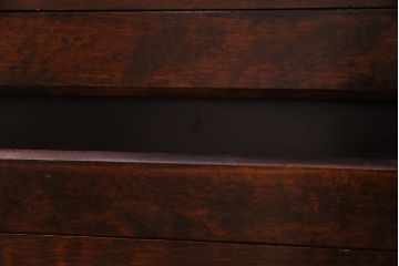 ビンテージ　脚付きリメイク　松本民芸風の和モダンなサイドボード(収納棚、チェスト、ヴィンテージ)