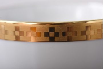 中古　Tiffany&Co.(ティファニー)　IMPERIAL　ゴールドバンドが高級感漂うカップ&ソーサー3客セット(洋食器)