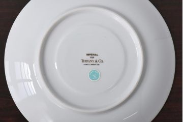 中古　Tiffany&Co.(ティファニー)　IMPERIAL　ゴールドバンドが高級感漂うカップ&ソーサー3客セット(洋食器)