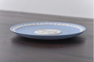 中古　イギリス Wedgwood(ウェッジウッド)　ジャスパー　記念プレート(皿、ディスプレイ)