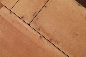 アンティーク雑貨　昭和レトロ　大きな積み木セット【立方体・薄い長方形/5ヶ組】(ディスプレイ雑貨、飾り台)