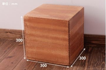 アンティーク雑貨　昭和レトロ　大きな積み木セット【立方体・薄い長方形/5ヶ組】(ディスプレイ雑貨、飾り台)