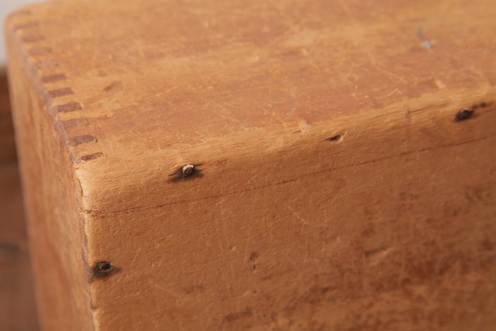 アンティーク雑貨　昭和レトロ　大きな積み木セット【四角形/5ヶ組】(ディスプレイ雑貨、飾り台)