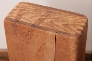 アンティーク雑貨　昭和レトロ　大きな積み木セット【マルチ/14ヶ組】(飾り台、花台、ディスプレイ雑貨)(2)