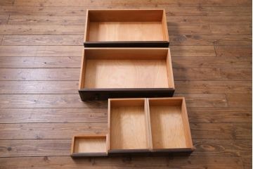 中古　松本民芸家具　#33A型　コンパクトなライティングビューロー(机、在宅ワーク、在宅用デスク)(定価約30万円)