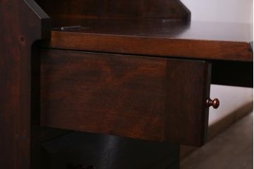 中古　松本民芸家具　#33A型　コンパクトなライティングビューロー(机、在宅ワーク、在宅用デスク)(定価約30万円)