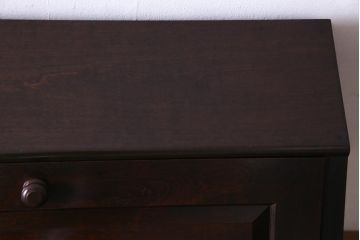 中古　松本民芸家具　#33A型　コンパクトなライティングビューロー(机、在宅ワーク、在宅用デスク)(定価約30万円)