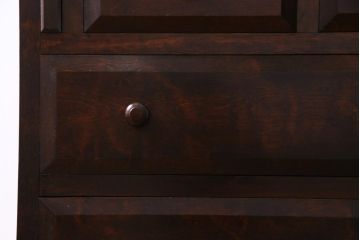 中古　松本民芸家具　#33A型　コンパクトなライティングビューロー(机、在宅ワーク、在宅用デスク)(定価約30万円)