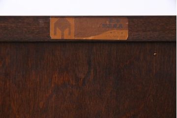 中古　松本民芸家具　#33A型　コンパクトなライティングビューロー(机、在宅ワーク、在宅用デスク)(定価約30万円)