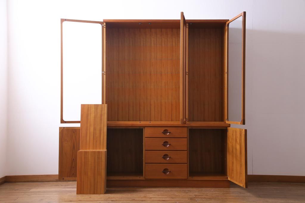 希少 ヴィンテージ 日田工芸社製 マキシム ユニットデスク 机 チーク無垢材天板 希少 ヴィンテージ 日田工芸社製 マキシム ユニットデスク 机