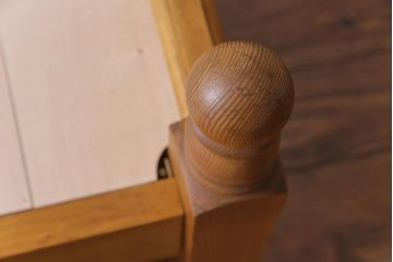 中古美品　PENNY WISE(ペニーワイズ)　明るい色味が温もり溢れるベッドフレーム(定価約13万円)