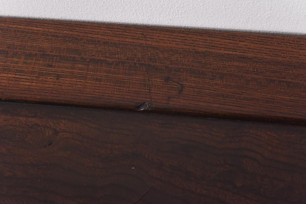 アンティーク家具　和製アンティーク　総ケヤキ材　使い込まれた味わいが魅力的なローテーブル(座卓)