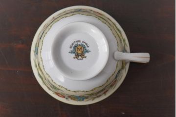 オールドノリタケ(Noritake、日陶)　月桂樹-М　米国輸出向　カップ&ソーサー2客セット(洋食器)